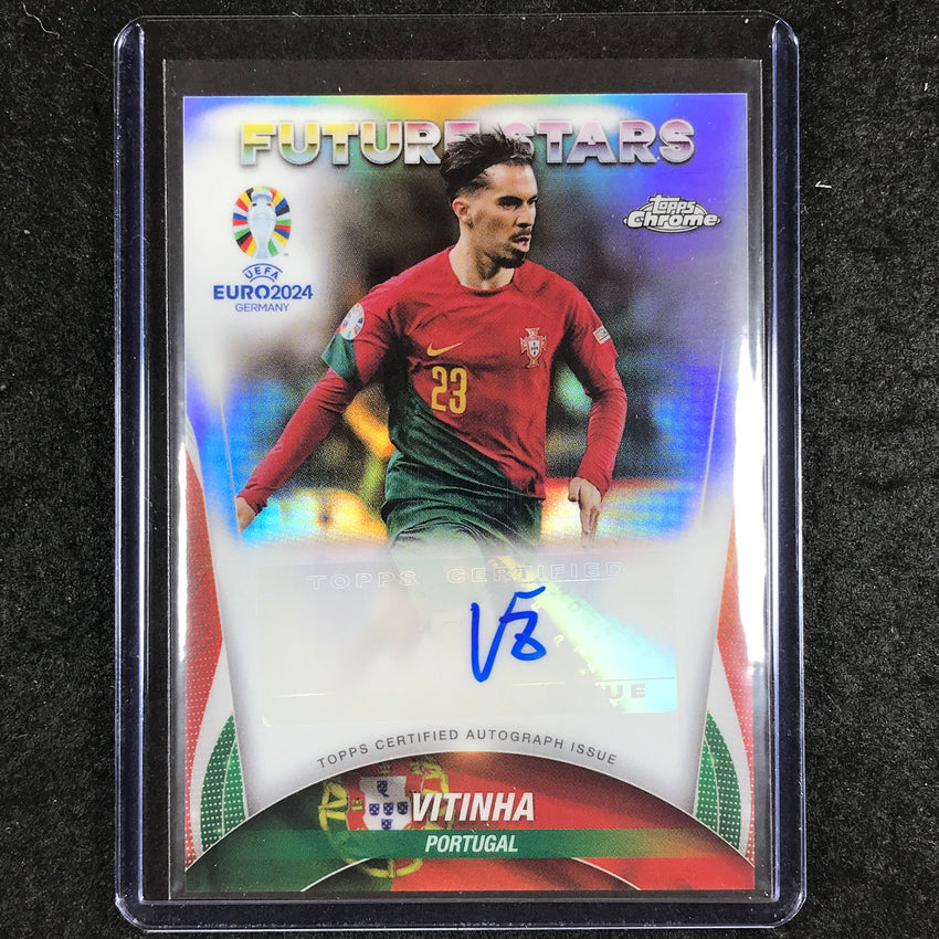 2023-24 Topps Chrome UEFA Euro VITINHA Future Stars Autograph #V