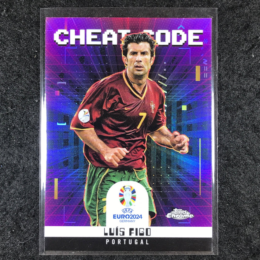 2023-24 Topps Chrome UEFA Euro LUIS FIGO Cheat Code Base #8