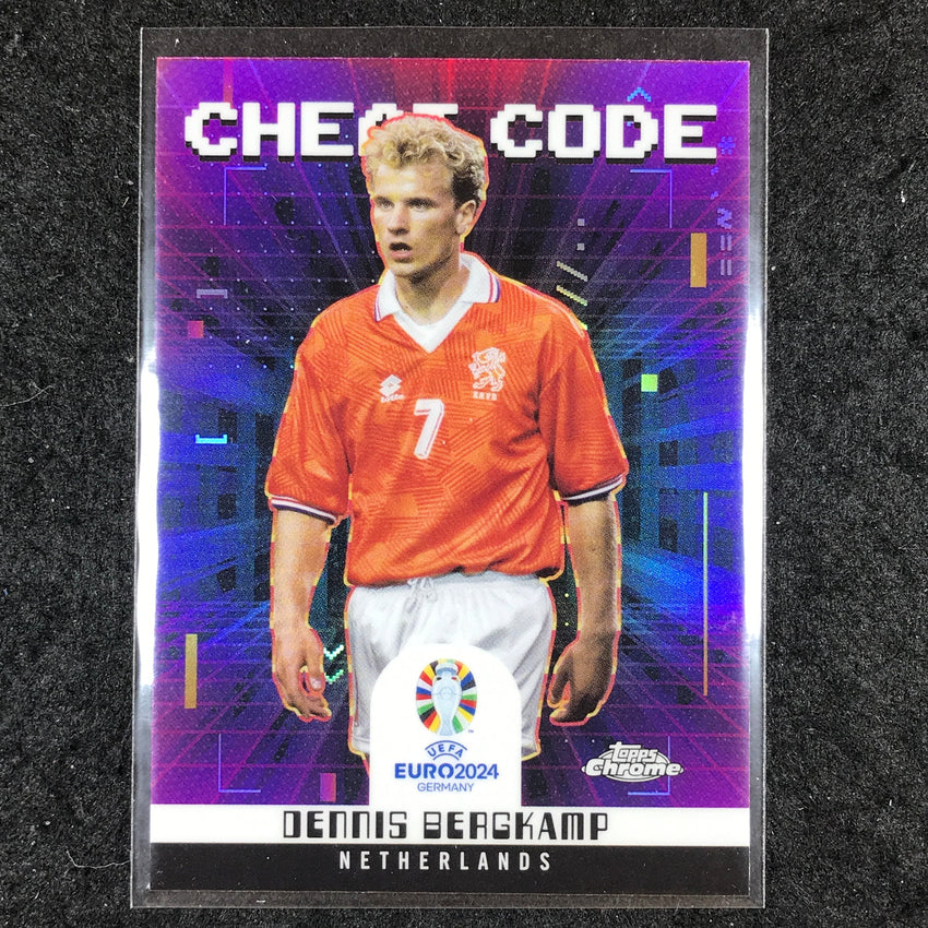 2023-24 Topps Chrome UEFA Euro DENNIS BERGKAMP Cheat Code Base #11