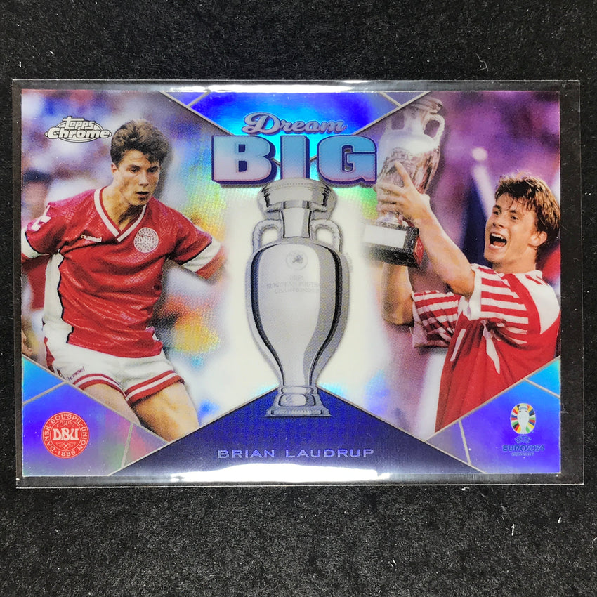 2023-24 Topps Chrome UEFA Euro BRIAN LAUDRUP Dream Big Base #2