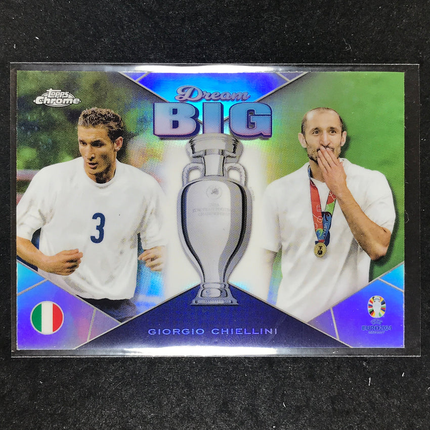 2023-24 Topps Chrome UEFA Euro GIORGIO CHIELLINI Dream Big Base #3