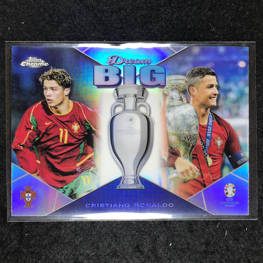 2023-24 Topps Chrome UEFA Euro CRISTIANO RONALDO Dream Big Base #7