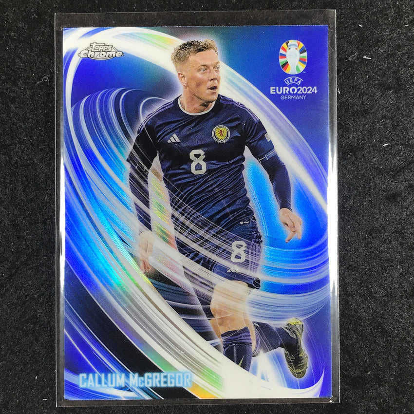 2023-24 Topps Chrome UEFA Euro CALLUM MCGREGOR Neon Nations Base #3