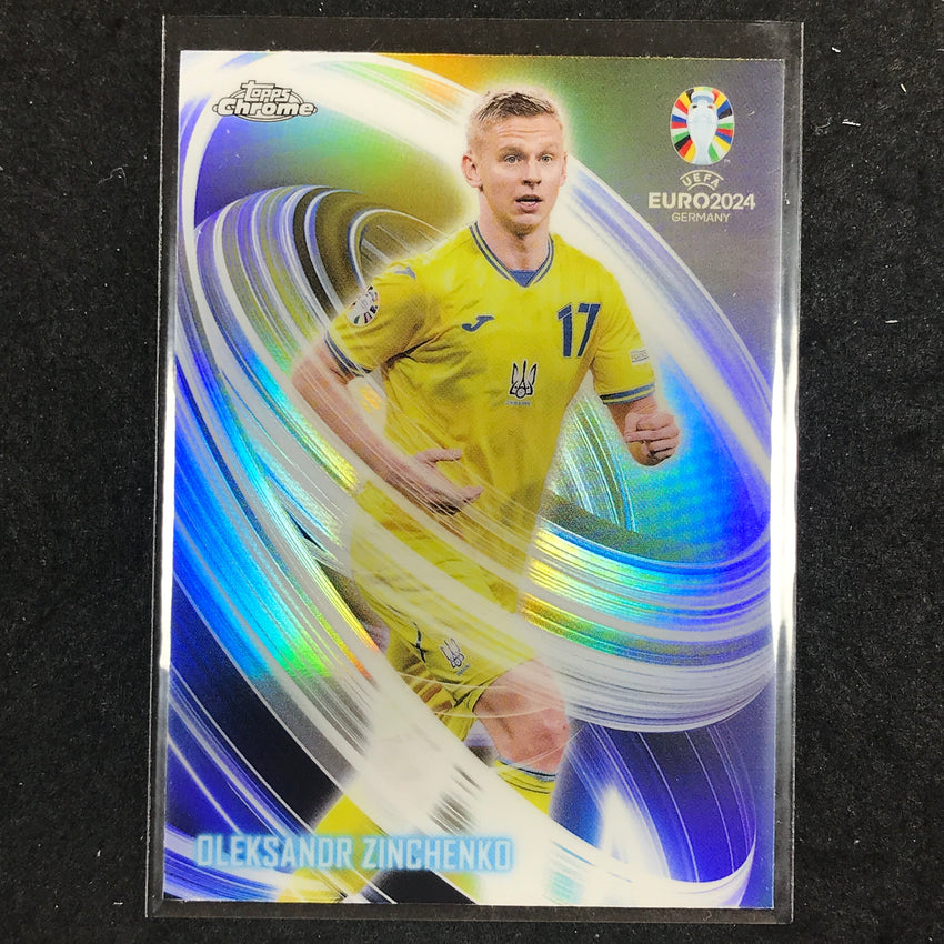 2023-24 Topps Chrome UEFA Euro OLEKSANDR ZINCHENKO Neon Nations Base #5
