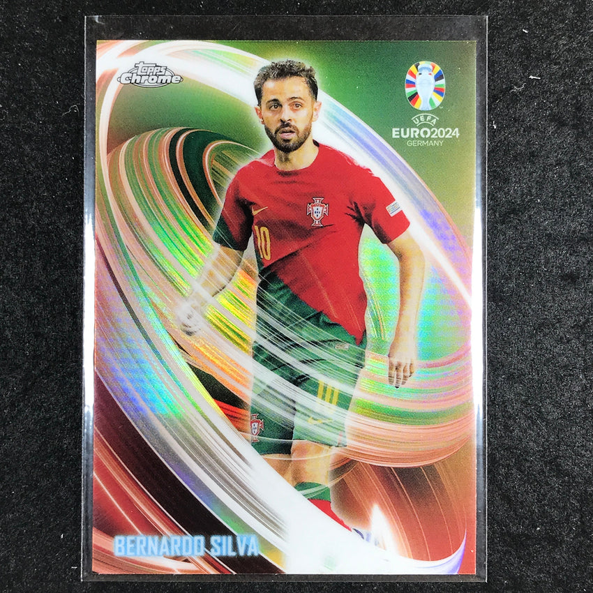 2023-24 Topps Chrome UEFA Euro BERNARDO SILVA Neon Nations Base #8