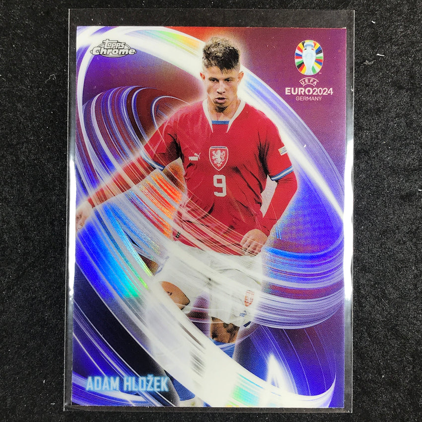 2023-24 Topps Chrome UEFA Euro ADAM HLOZEK Neon Nations Base #11