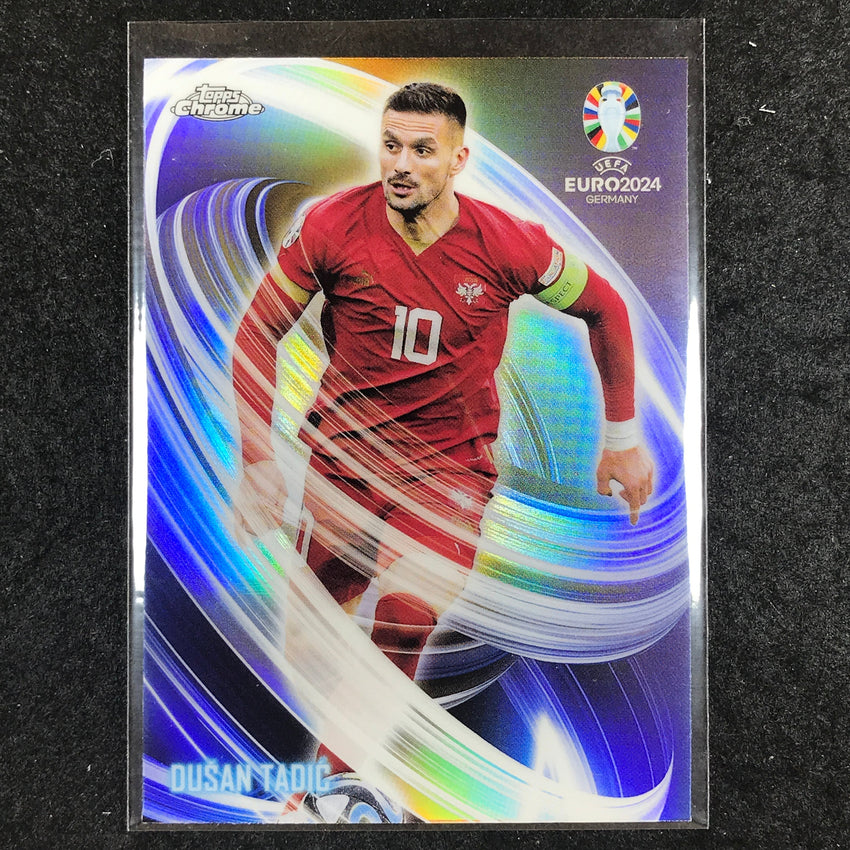 2023-24 Topps Chrome UEFA Euro DUSAN TADIC Neon Nations Base #15