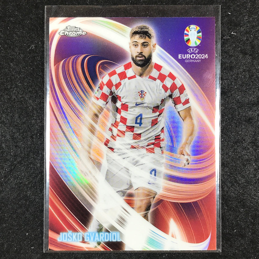 2023-24 Topps Chrome UEFA Euro JOSKO GVARDIOL Neon Nations Base #16