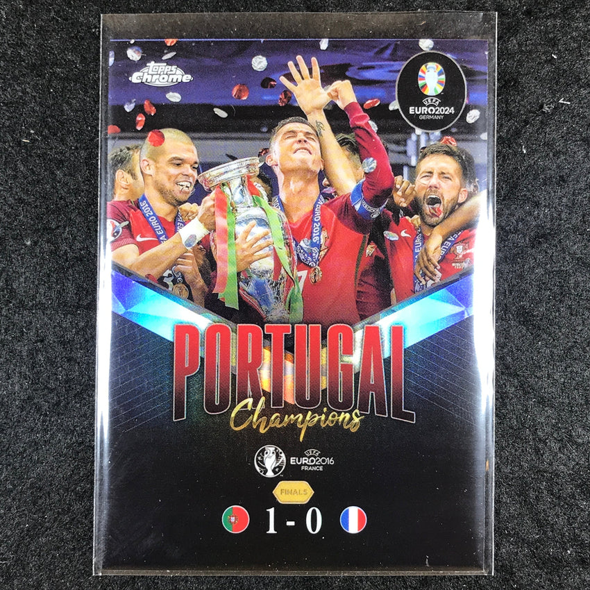 2023-24 Topps Chrome UEFA Euro UEFA EURO 2016 FINAL Ultimate Showdown Base #1