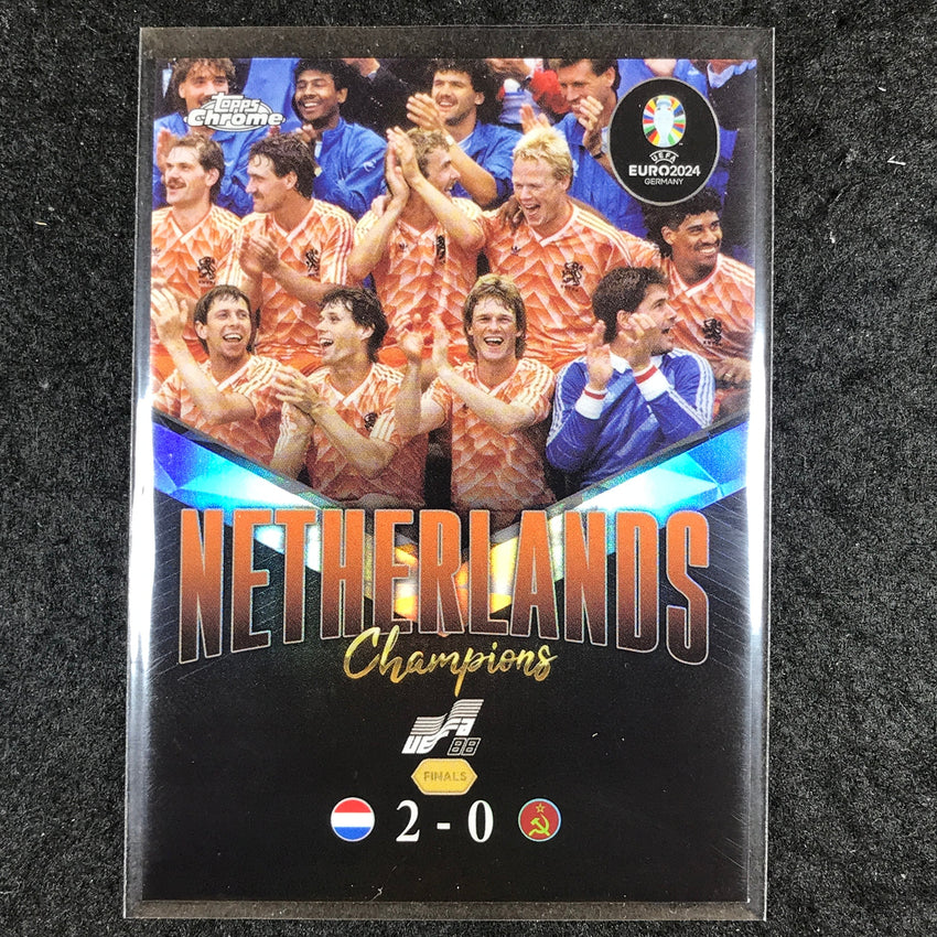 2023-24 Topps Chrome UEFA Euro UEFA EURO 1988 FINAL Ultimate Showdown Base #3