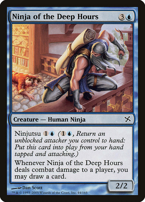 [FOIL] Ninja Of The Deep Hours - 044/165 - Common - Betrayers of Kamigawa