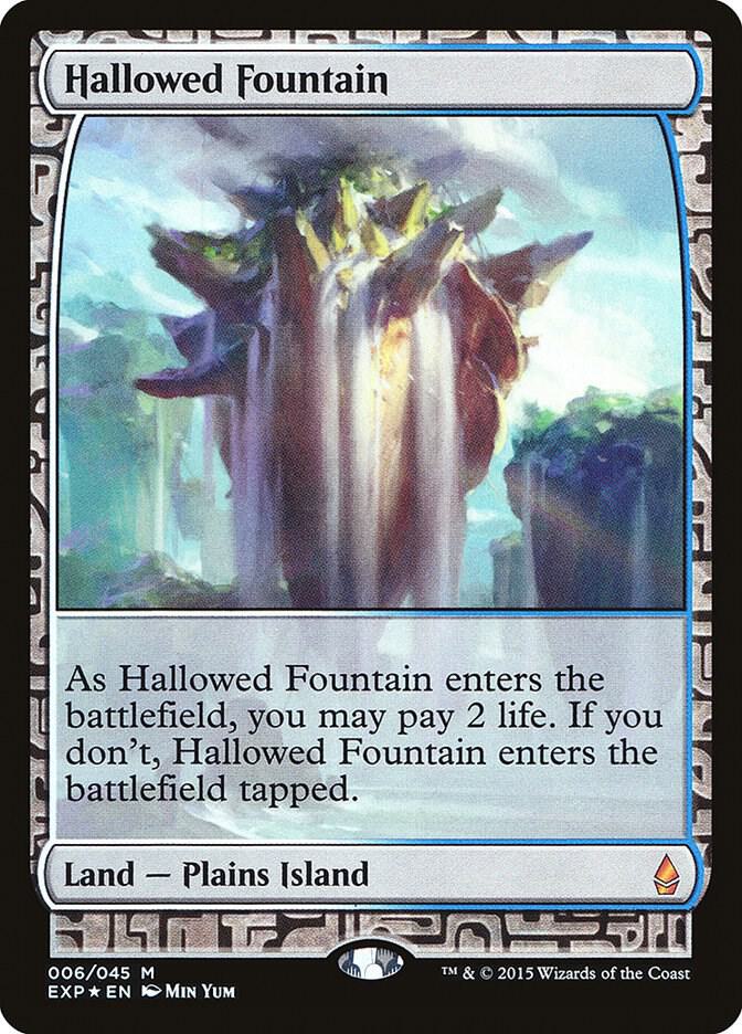 FOIL Hallowed Fountain - 006/045 - Mythic Zendikar Expeditions