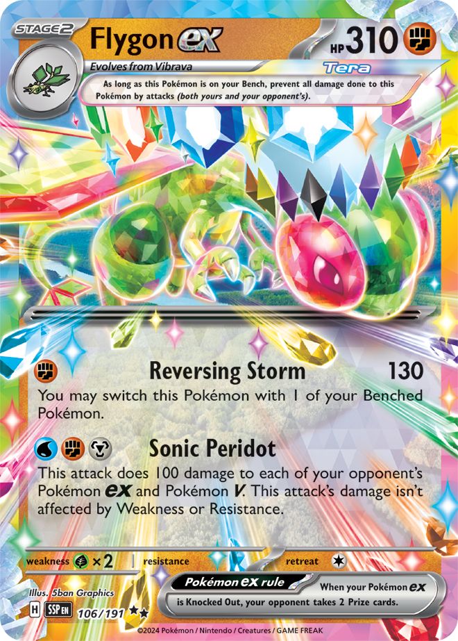 Flygon ex - 106/191 - Ultra Rare (Double Rare) Surging Sparks