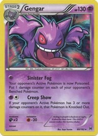 Gengar - 60/162 - Holo Rare Breakthrough