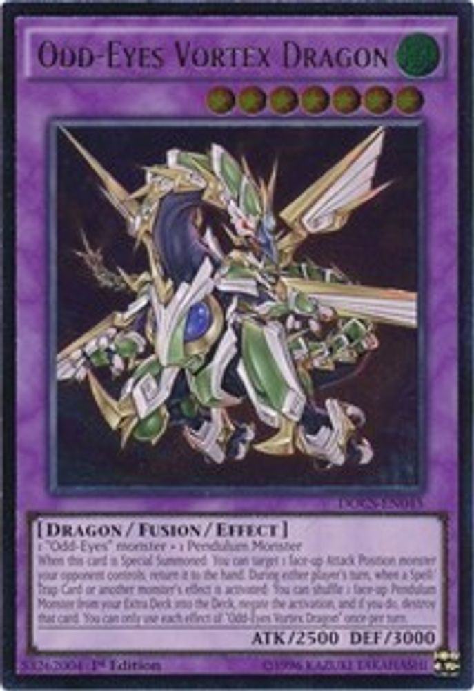 Odd-Eyes Vortex Dragon (UTR) - (DOCS-EN045) - Ultimate Rare  Unlimited