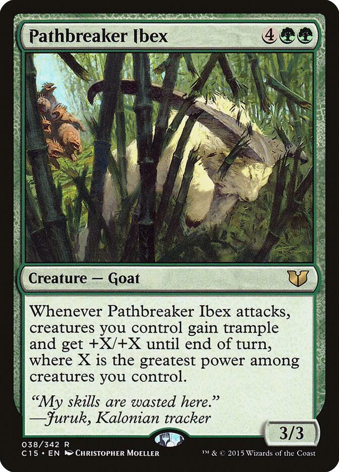 Pathbreaker Ibex - 038/342 - Rare Commander 2015