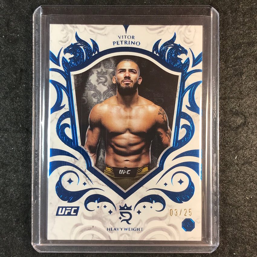 2025 Topps Royalty UFC VITOR PETRINO Rookie Base Blue 3/25 #62
