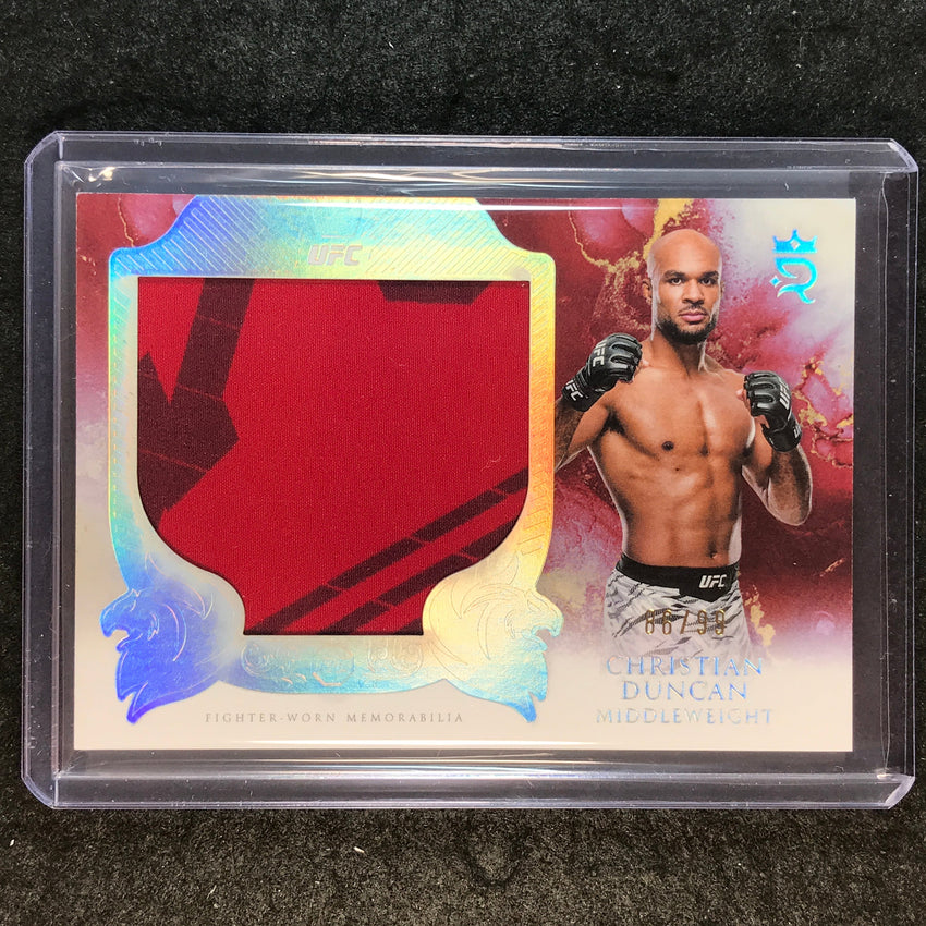 2025 Topps Royalty UFC CHRISTIAN DUNCAN Rookie Jumbo Relics Patch 86/99