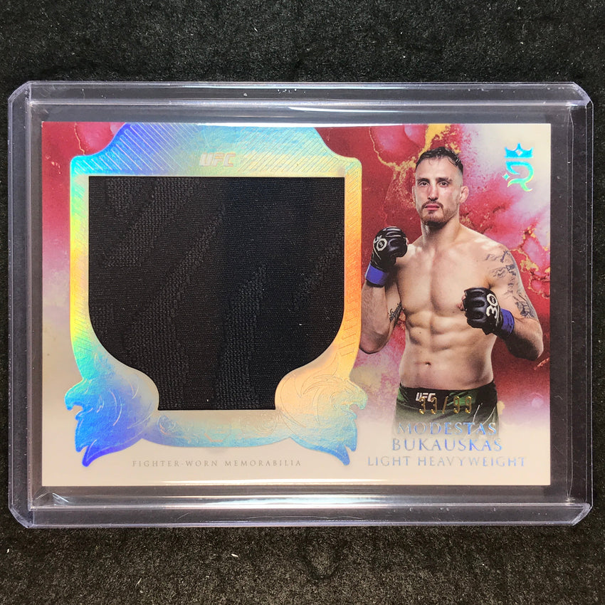 2025 Topps Royalty UFC MODESTAS BUKAUSKAS Rookie Jumbo Relics Patch 33/99