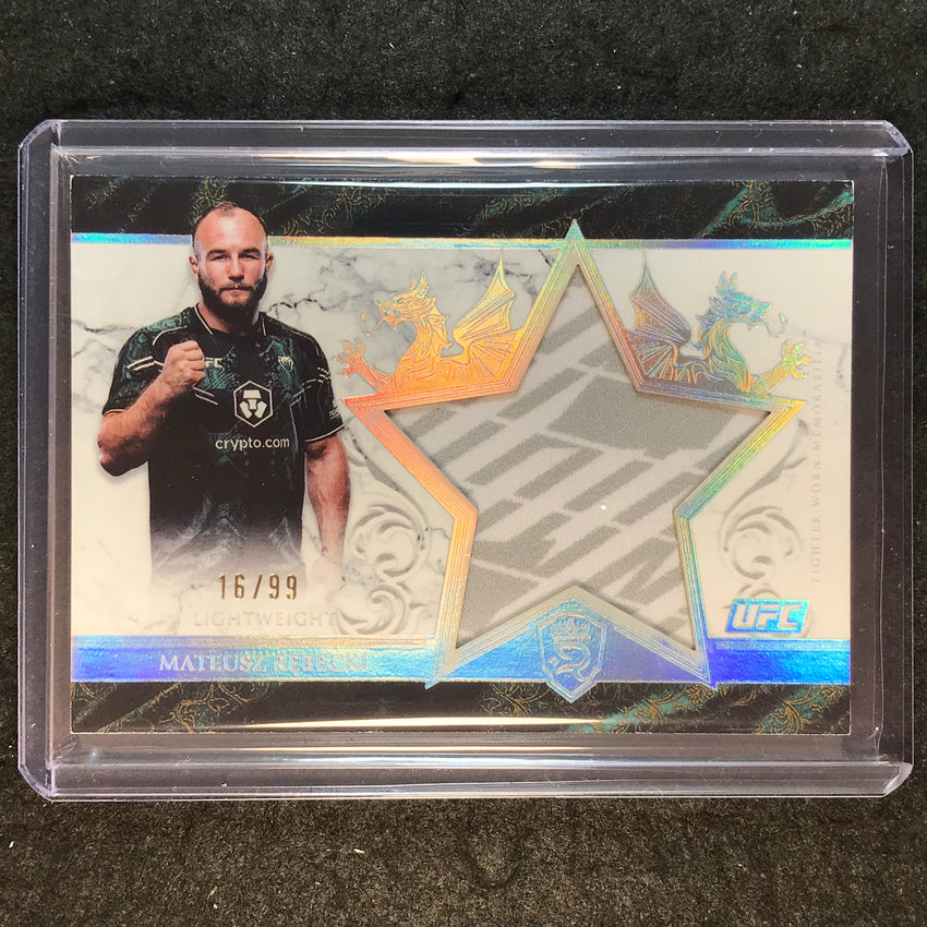 2025 Topps Royalty UFC MATEUSZ REBECKI Star Relics Patch 16/99