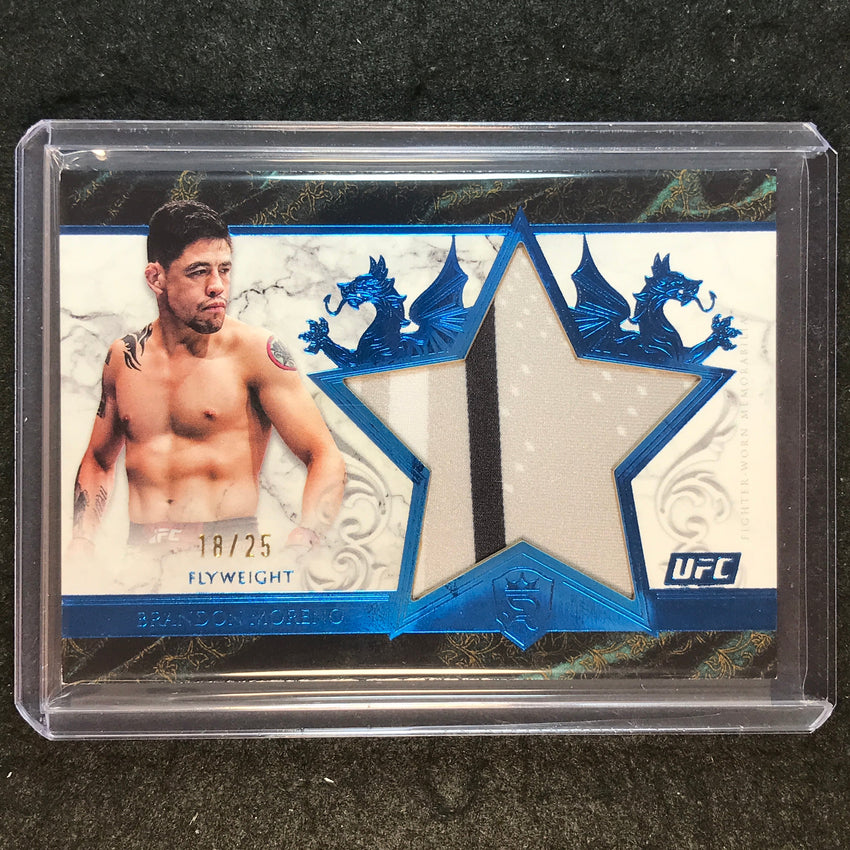 2025 Topps Royalty UFC BRANDON MORENO Star Relics Patch Blue 18/25