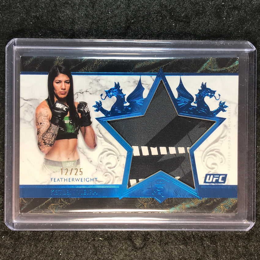 2025 Topps Royalty UFC KETLEN VIEIRA Star Relics Patch Blue 12/25