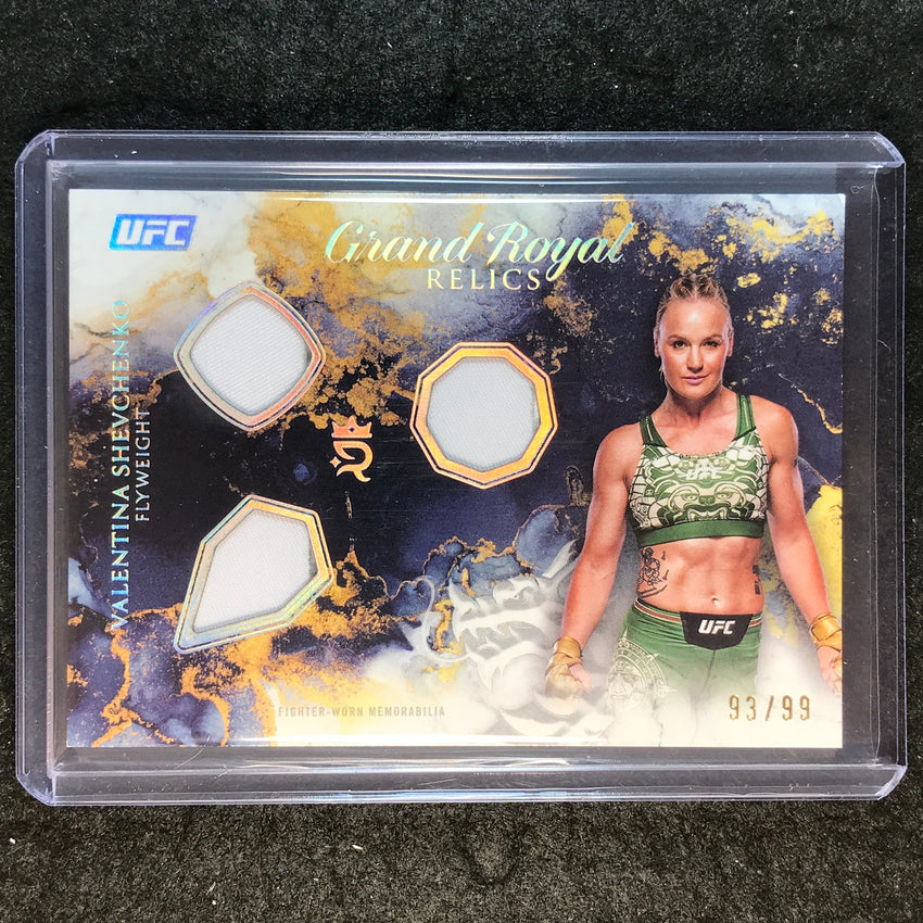 2025 Topps Royalty UFC VALENTINA SHEVCHENKO Grand Royal Relics 93/99