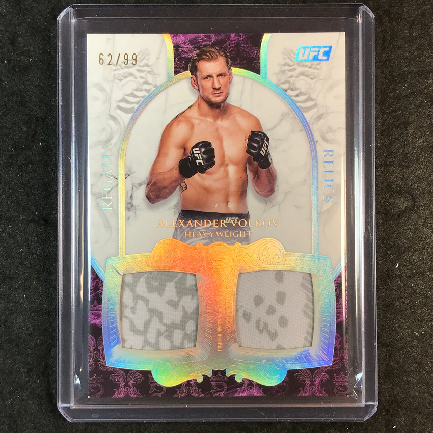 2025 Topps Royalty UFC ALEXANDER VOLKOV Regalia Relics Dual Jersey 62/99
