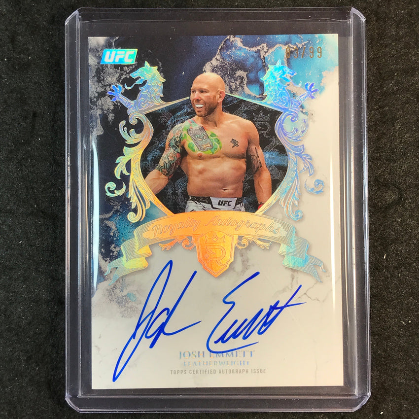 2025 Topps Royalty UFC JOSH EMMETT Royalty Autographs 83/99