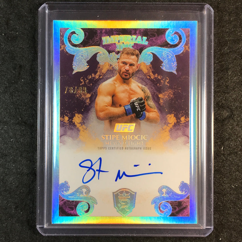 2025 Topps Royalty UFC STIPE MIOCIC Imperial Ink Auto 78/99