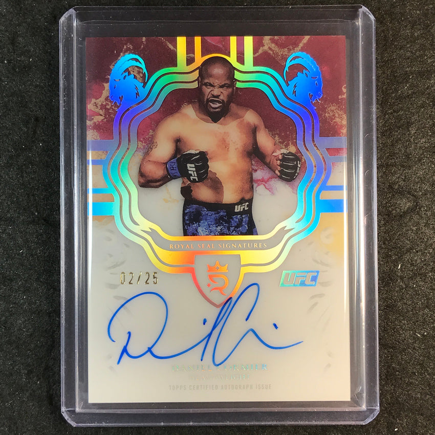 2025 Topps Royalty UFC DANIEL CORMIER Royal Seal Signatures Acetate Auto 2/25