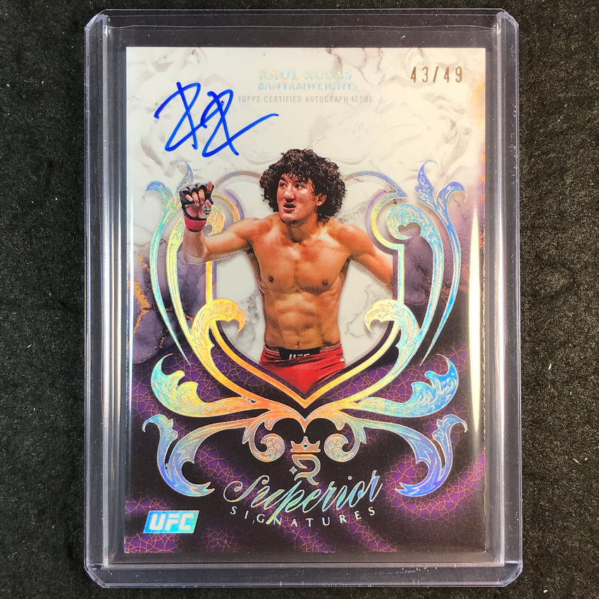 2025 Topps Royalty UFC RAUL ROSAS Superior Signatures Auto 43/49