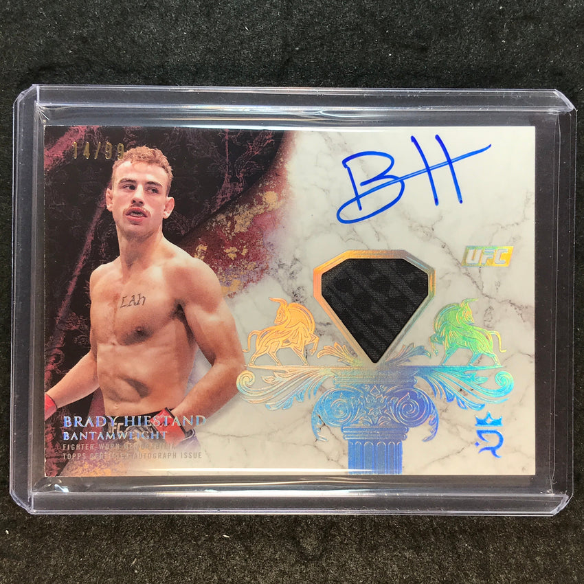 2025 Topps Royalty UFC BRADY HIESTAND Royalty Relic Signatures Auto 14/99