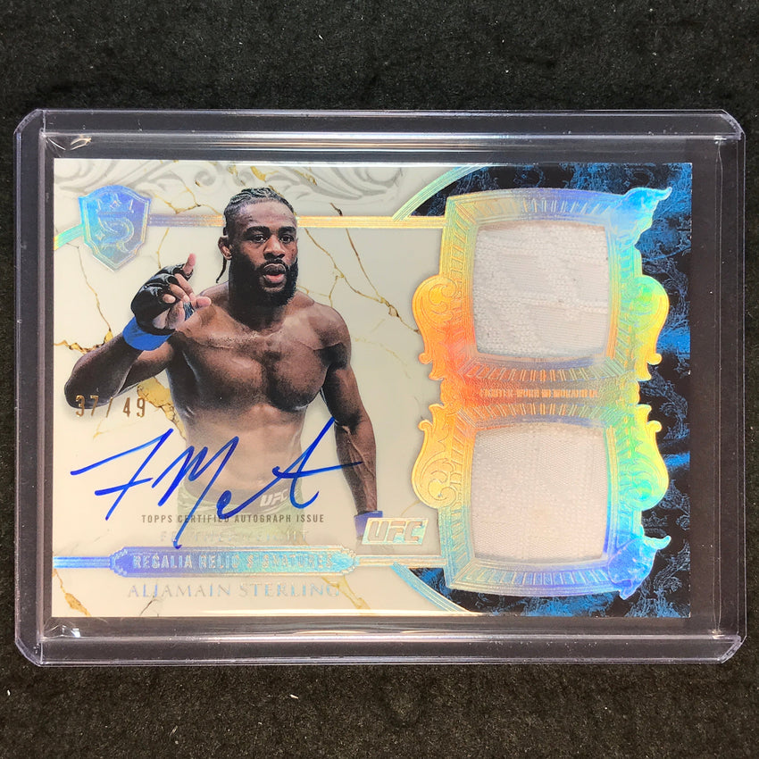 2025 Topps Royalty UFC ALJAMAIN STERLING Regalia Relic Patch Auto 37/49