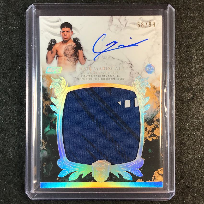 2025 Topps Royalty UFC JOSE MARISCAL Rookie Relic Patch Auto 58/99