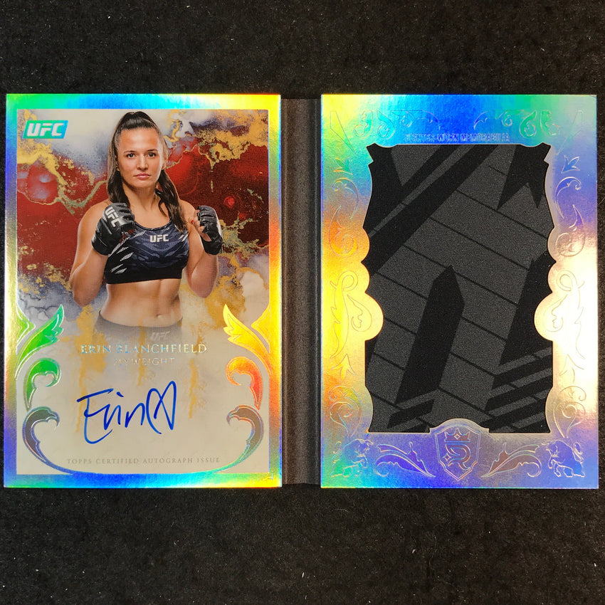 2025 Topps Royalty UFC ERIN BLANCHFIELD Autograph Jumbo Patch Booklet 10/25