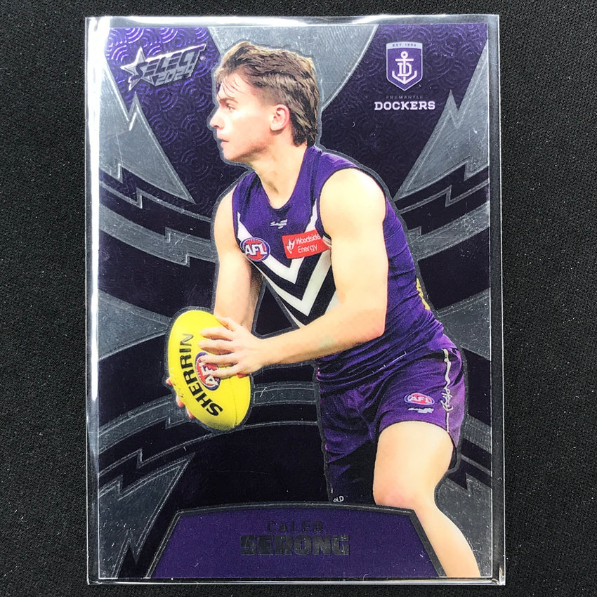 2024 Footy Stars Caleb Serong Luminous Thunderbolt 200/599 No 127