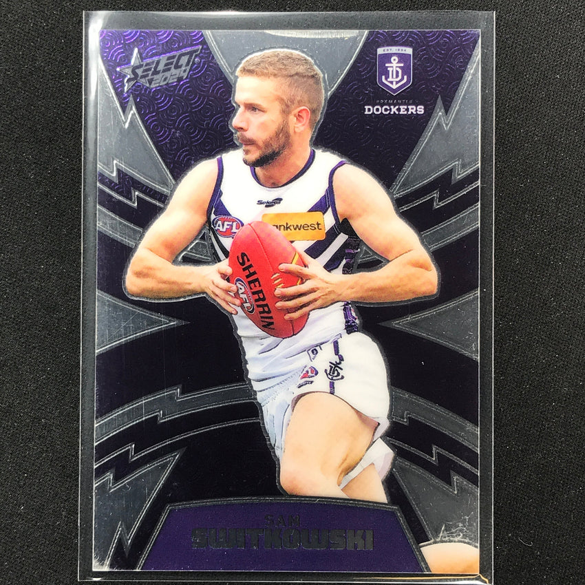 2024 Footy Stars Sam Switkowski Luminous Thunderbolt 82/599 #128