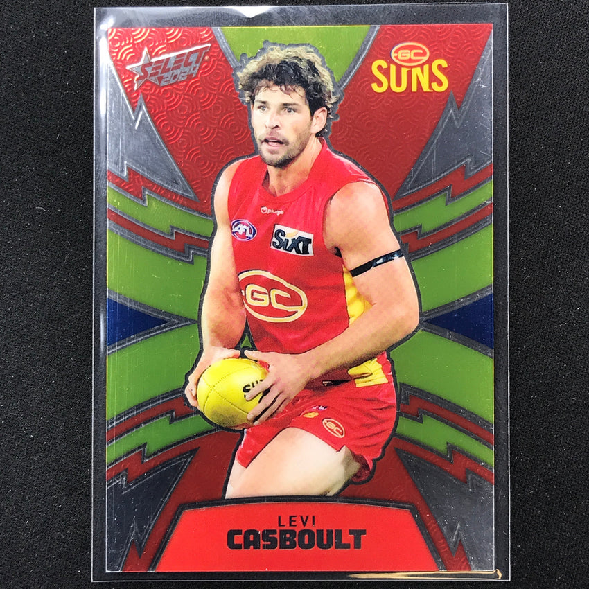 2024 Footy Stars Levi Casboult Luminous Thunderbolt 465/599 #182