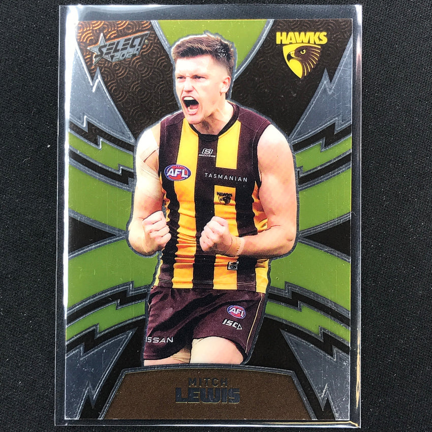 2024 Footy Stars Mitch Lewis Luminous Thunderbolt 250/599 No 206