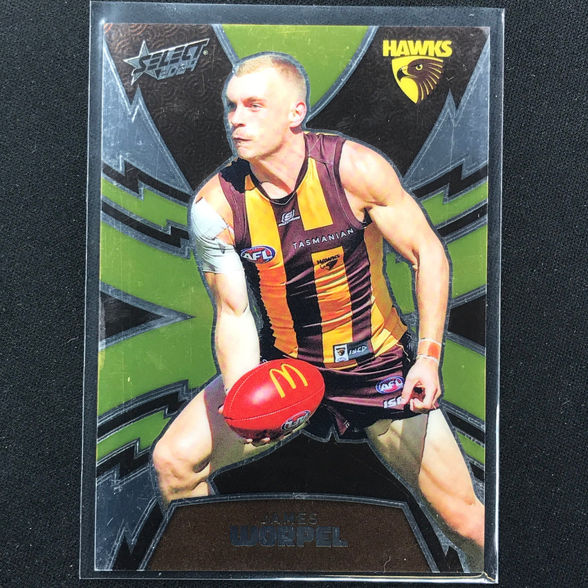 2024 Footy Stars James Worpel Luminous Thunderbolt 301/599 No 220