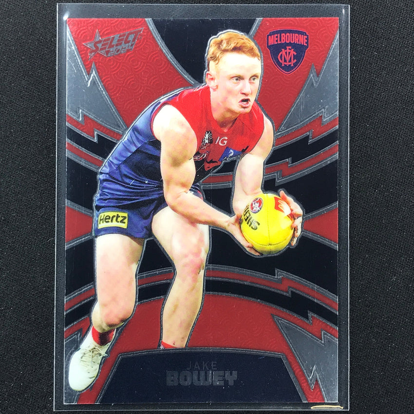 2024 Footy Stars Jake Bowey Luminous Thunderbolt 596/599 No 221