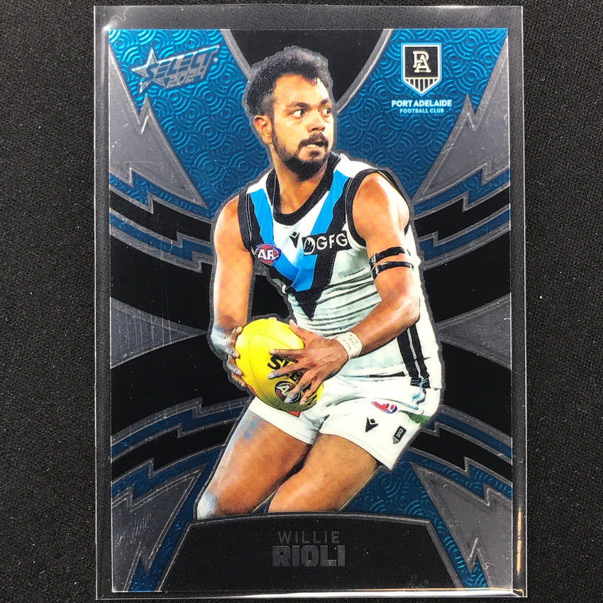2024 Footy Stars Willie Rioli Luminous Thunderbolt 189/599 #283