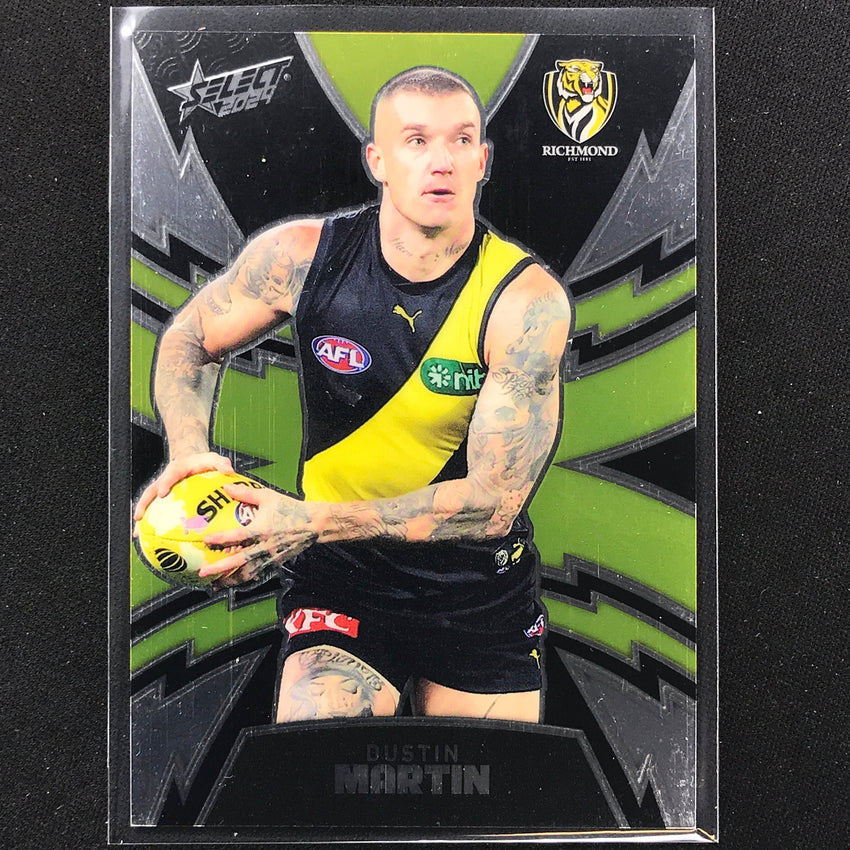 2024 Footy Stars Dustin Martin Luminous Thunderbolt 431/599 No 298