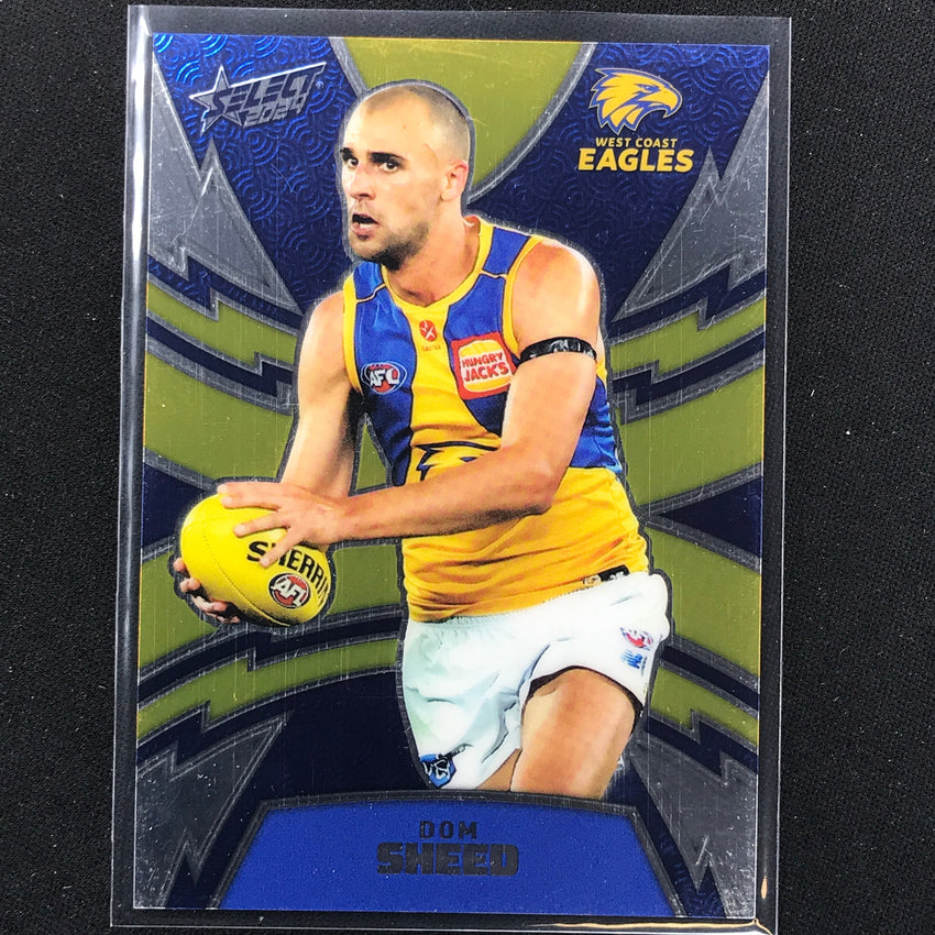 2024 Footy Stars Dom Sheed Luminous Thunderbolt 466/599 No 370
