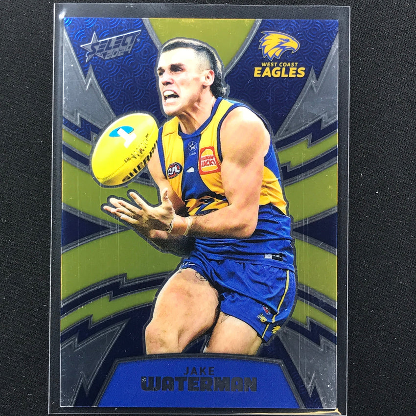 2024 Footy Stars Jake Waterman Luminous Thunderbolt 44/599 #371