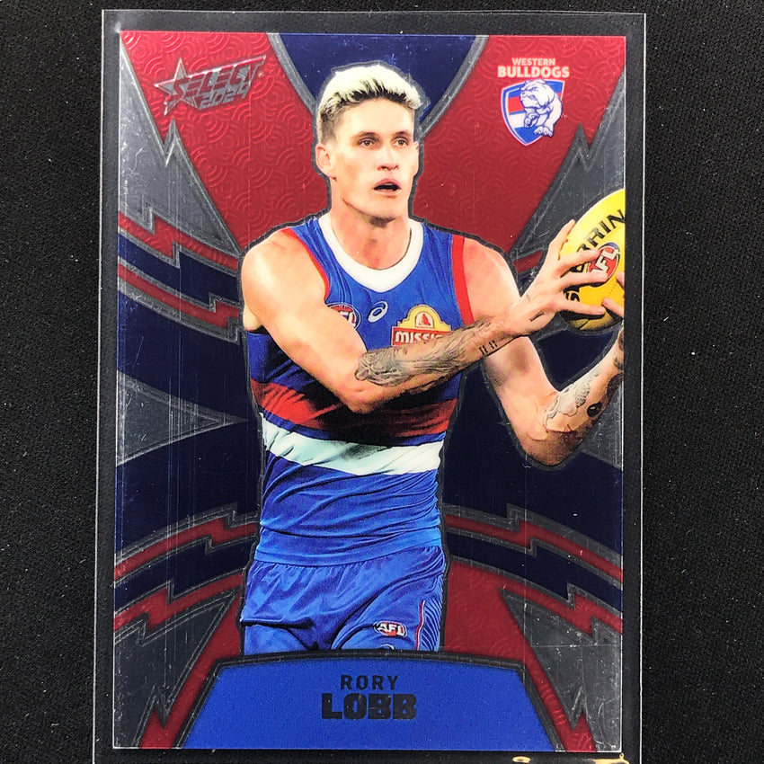 2024 Footy Stars Rory Lobb Luminous Thunderbolt 114/599 No 386