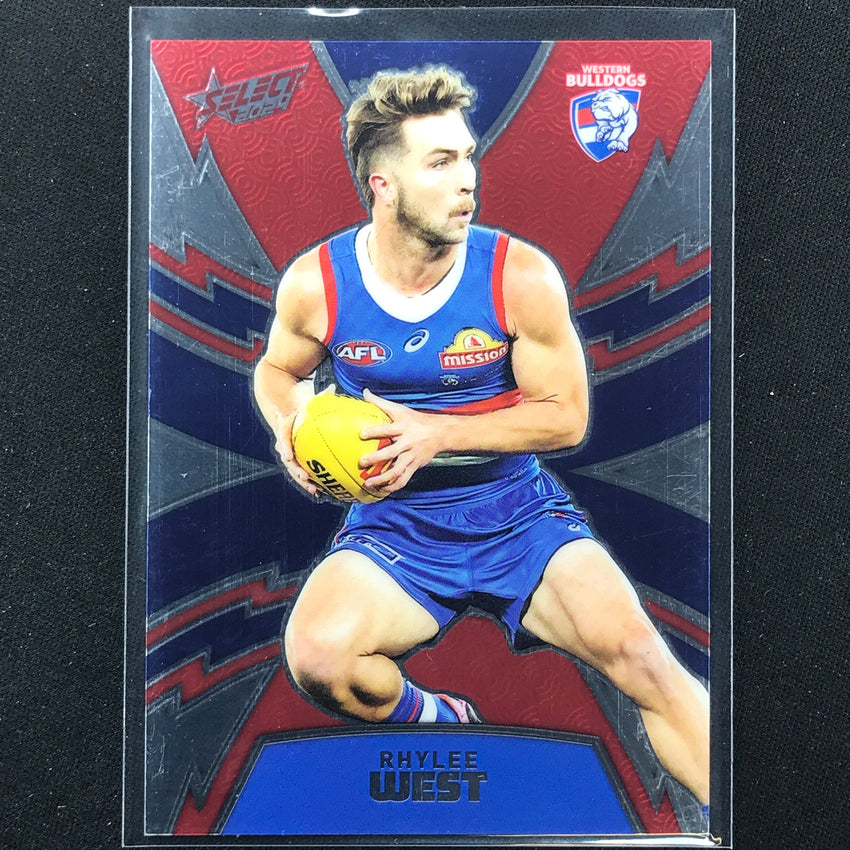 2024 Footy Stars Rhylee West Luminous Thunderbolt 74/599 No 395