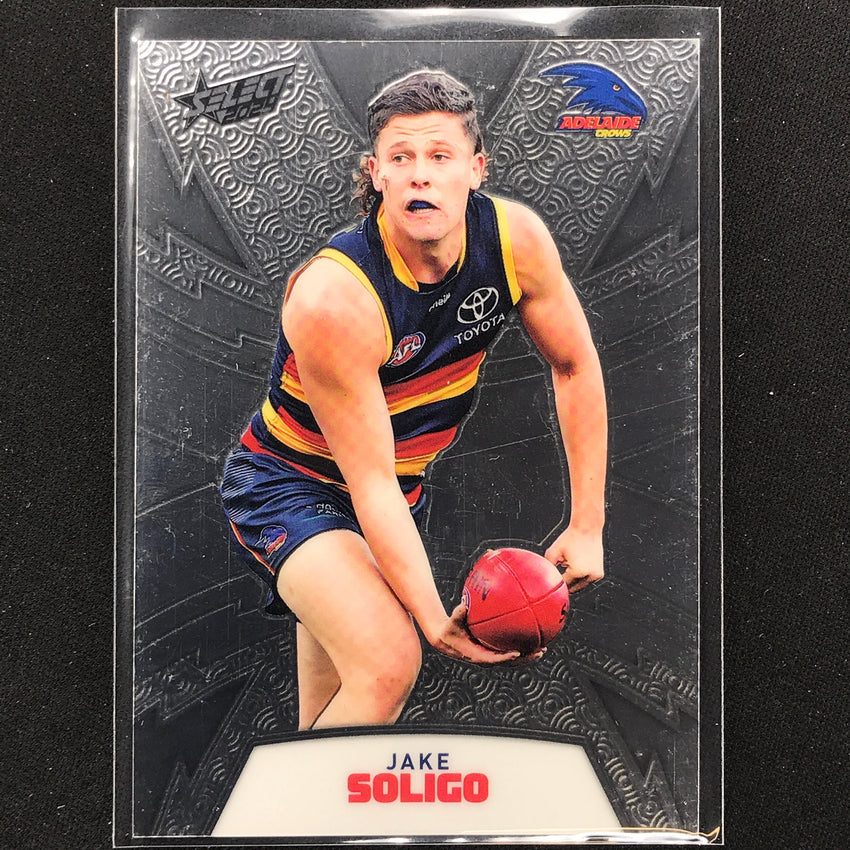 2024 Footy Stars Jake Soligo Luminous Thunderbolt Refractor 118/299 No 8