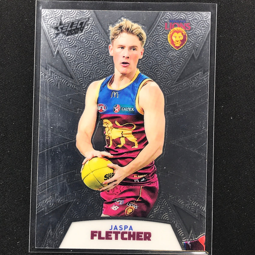 2024 Footy Stars Jaspa Fletcher Luminous Thunderbolt Refractor 248/299 No 17